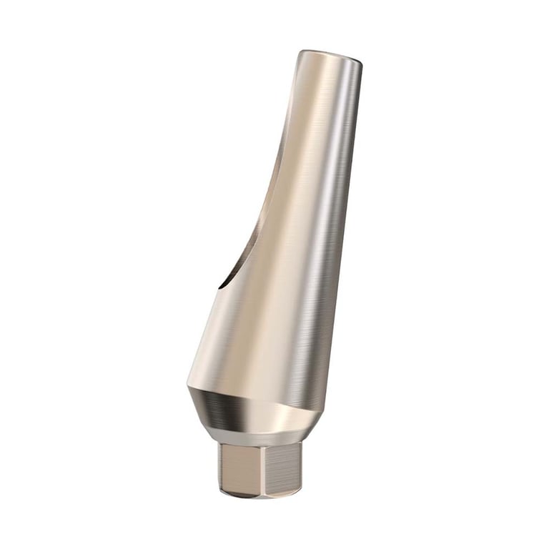 GDT Ø4.5mm Titanium Angulated Abutment, 13.0mm GH, 15°, Internal Hex 2.42mm RP, 1/Pk. Designed