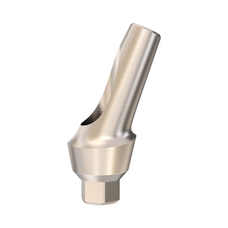 GDT Ø5.2mm Titanium Anatomic Angulated Abutment, 2.0mm GH, 25°, Internal Hex 2.42mm RP, 1/Pk