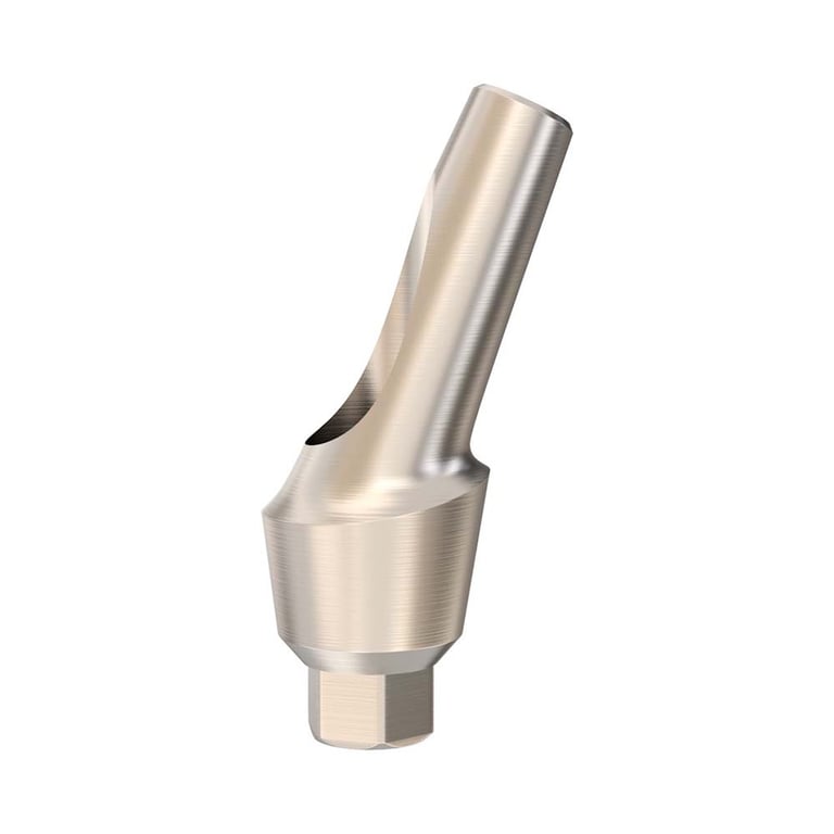 GDT Ø5.2mm Titanium Anatomic Angulated Abutment, 3.0mm GH, 25°, Internal Hex 2.42mm RP, 1/Pk