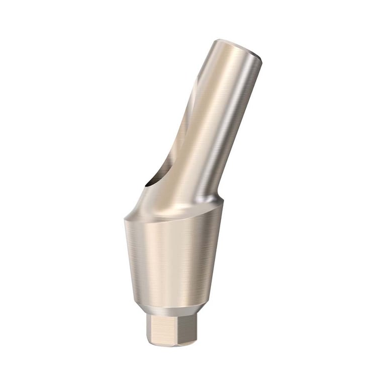 GDT Ø5.2mm Titanium Anatomic Angulated Abutment, 4.0mm GH, 25°, Internal Hex 2.42mm RP, 1/Pk