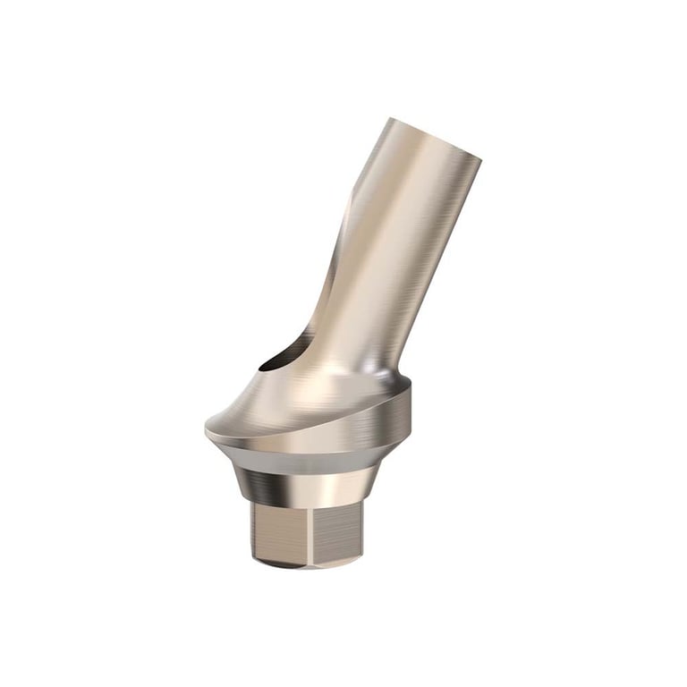 GDT Ø5.0mm Titanium Anatomic Angulated Abutment, 1.5mm GH, 25°, RP, 1/Pk. Designed