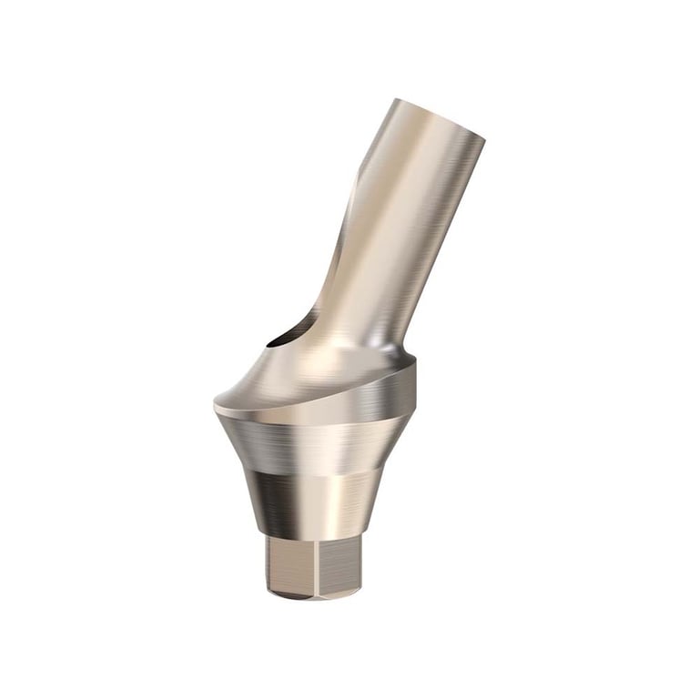 GDT Ø5.0mm Titanium Anatomic Angulated Abutment, 3.0mm GH, 25°, NP, 1/Pk. Designed