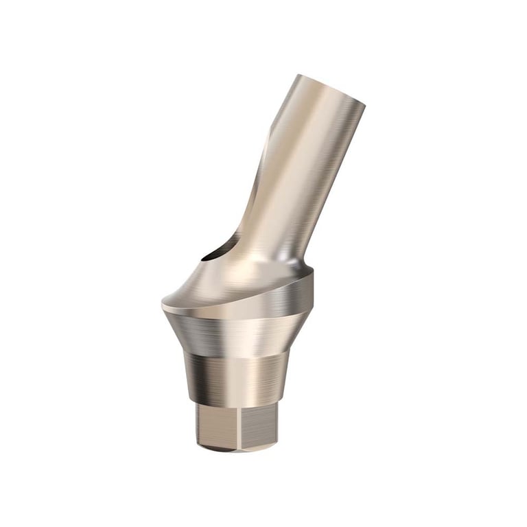 GDT Ø5.0mm Titanium Anatomic Angulated Abutment, 3.0mm GH, 25°, RP, 1/Pk. Designed