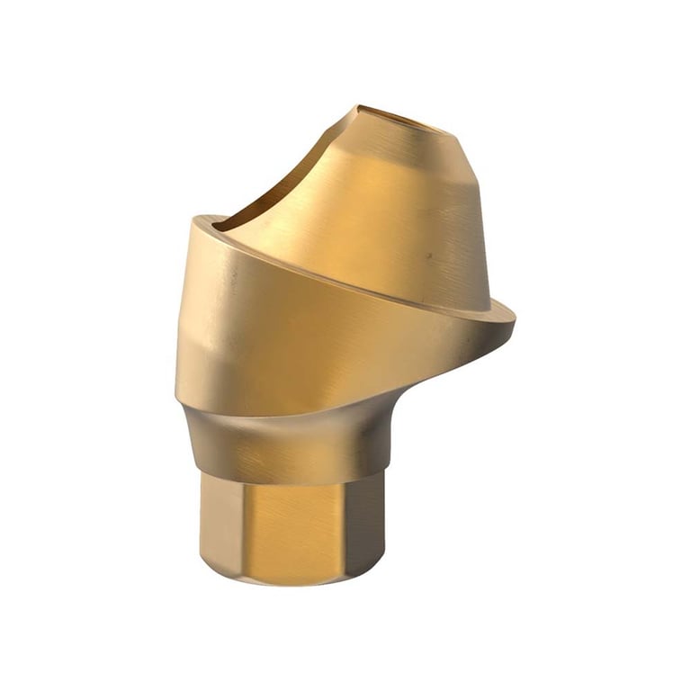 GDT Ø4.8mm Titanium Angulated Multi-Unit 1.6mm Abutment, 1.0mm GH, 17°, NP, 1/Pk. Designed