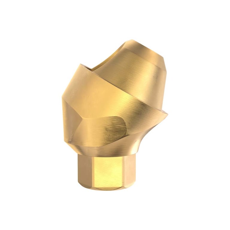 GDT Ø4.8mm Titanium Angulated Multi-Unit 1.6mm Abutment, 1.0mm GH, 30°, Internal Hex 2.42mm RP