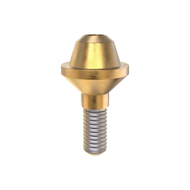 GDT Ø4.8mm Titanium Straight Multi-Unit 1.6mm Abutment, 1.0mm GH, Internal Hex 2.42mm RP, 1/Pk