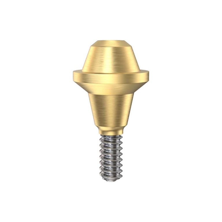 GDT Ø4.8mm Titanium Straight Multi-Unit 1.6mm Abutment, 1.0mm GH, NP, 1/Pk. Designed