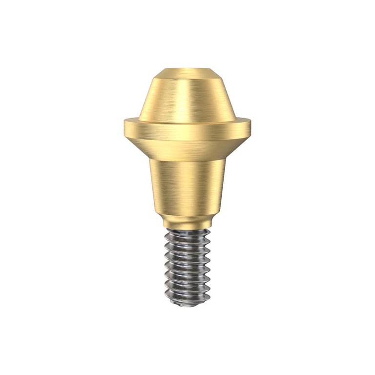 GDT Ø4.8mm Titanium Straight Multi-Unit 1.6mm Abutment, 1.0mm GH, RP, 1/Pk. Designed