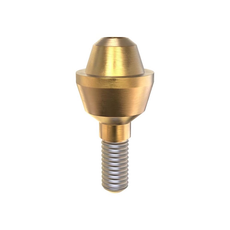 GDT Ø4.8mm Titanium Straight Multi-Unit 1.6mm Abutment, 2.0mm GH, Internal Hex 2.42mm RP, 1/Pk