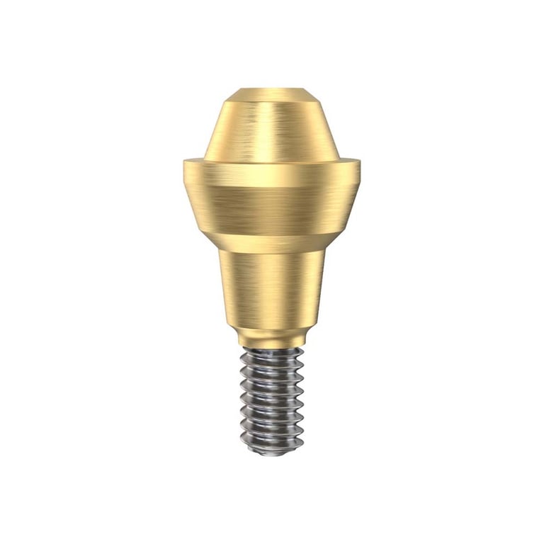 GDT Ø4.8mm Titanium Straight Multi-Unit 1.6mm Abutment, 2.0mm GH, RP, 1/Pk. Designed