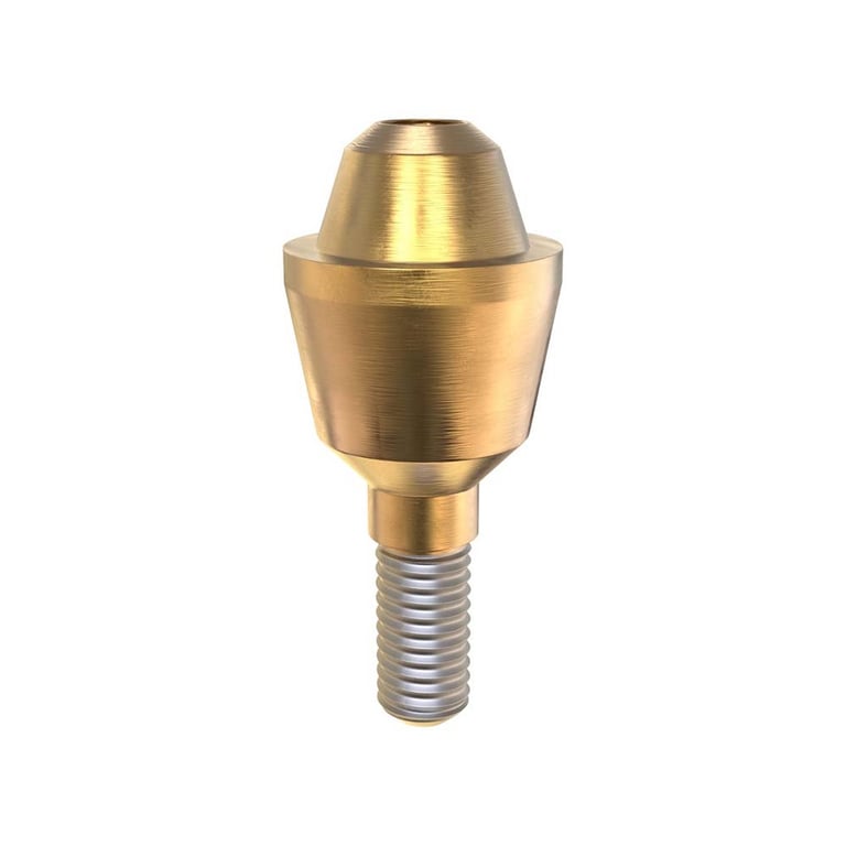 GDT Ø4.8mm Titanium Straight Multi-Unit 1.6mm Abutment, 3.0mm GH, Internal Hex 2.42mm RP, 1/Pk