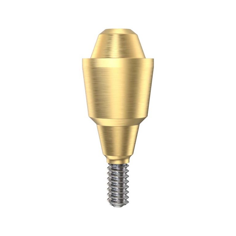 GDT Ø4.8mm Titanium Straight Multi-Unit 1.6mm Abutment, 4.0mm GH, NP, 1/Pk. Designed