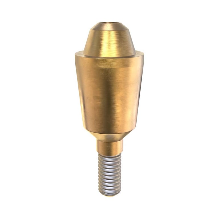 GDT Ø4.8mm Titanium Straight Multi-Unit 1.6mm Abutment, 5.0mm GH, Internal Hex 2.42mm RP, 1/Pk