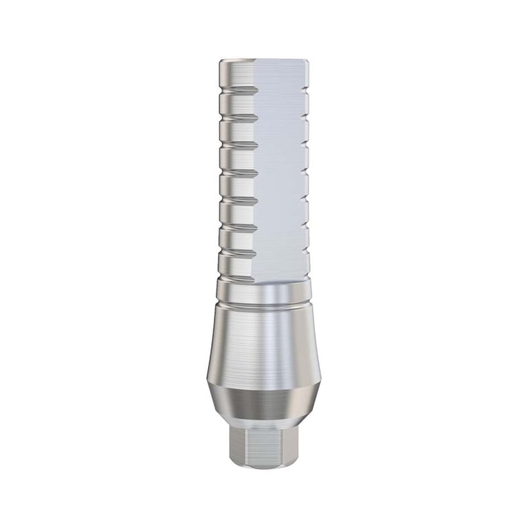 GDT Ø4.5mm Titanium Straight Abutment, 13.0mm GH, Internal Hex 2.42mm RP, 1/Pk. Designed