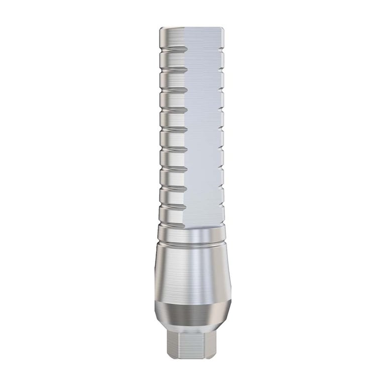 GDT Ø4.5mm Titanium Straight Abutment, 15.0mm GH, Internal Hex 2.42mm RP, 1/Pk. Designed