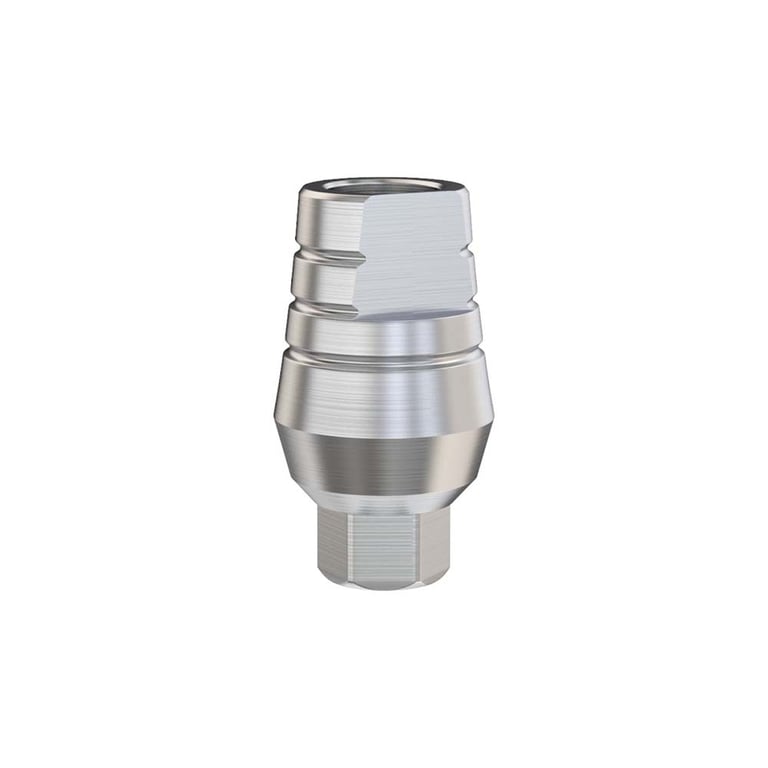 GDT Ø4.5mm Titanium Straight Abutment, 5.0mm GH, Internal Hex 2.42mm RP, 1/Pk. Designed