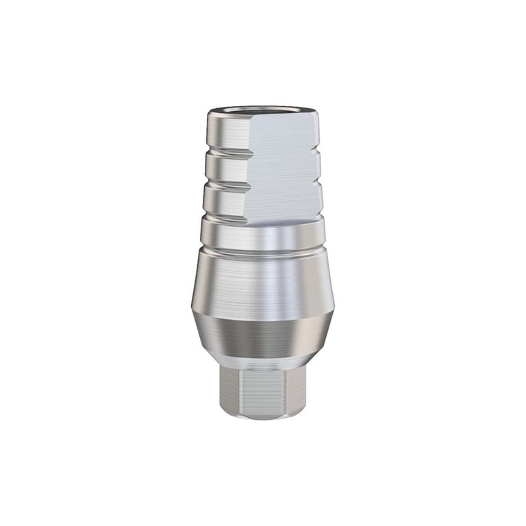 GDT Ø4.5mm Titanium Straight Abutment, 7.0mm GH, Internal Hex 2.42mm RP, 1/Pk. Designed