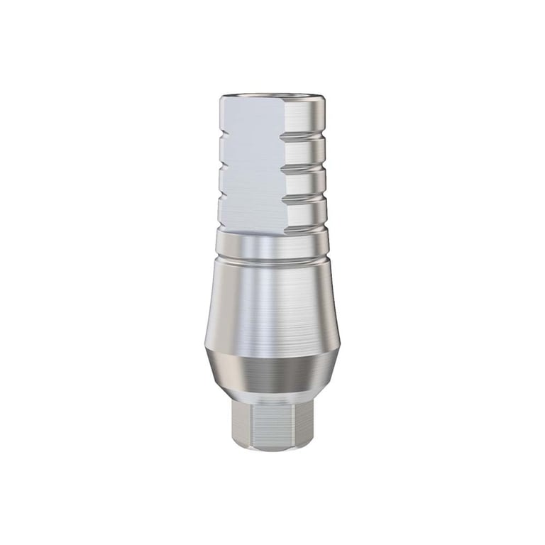 GDT Ø4.5mm Titanium Straight Abutment, 9.0mm GH, Internal Hex 2.42mm RP, 1/Pk. Designed