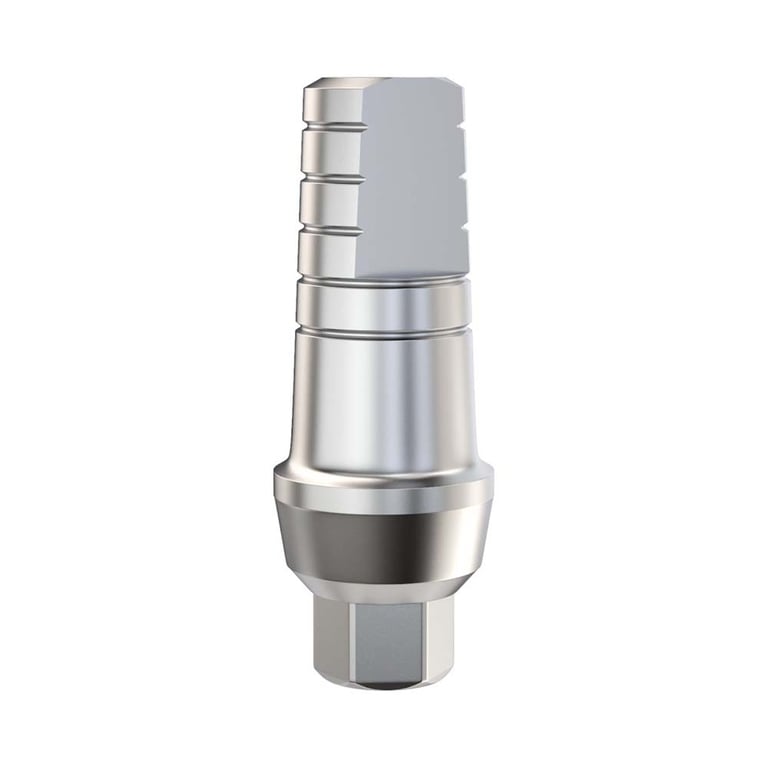 GDT Ø4.5mm Titanium Straight Shoulder Abutment, 2.0mm GH, Internal Hex 2.42mm RP, 1/Pk. Engineered