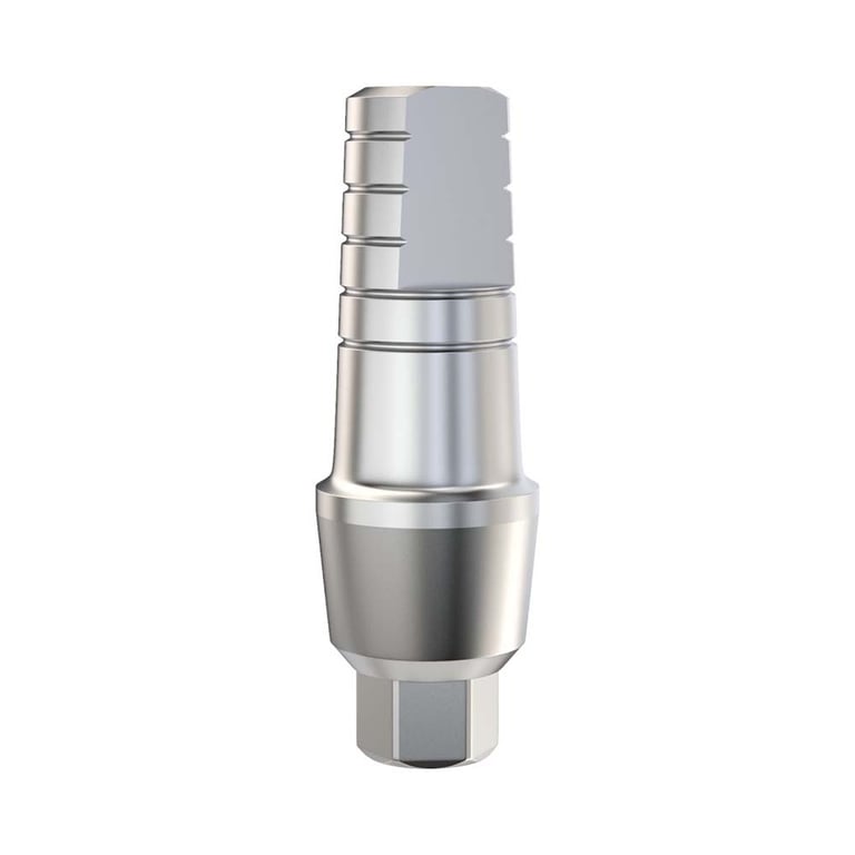 GDT Ø4.5mm Titanium Straight Shoulder Abutment, 3.0mm GH, Internal Hex 2.42mm RP, 1/Pk. Engineered