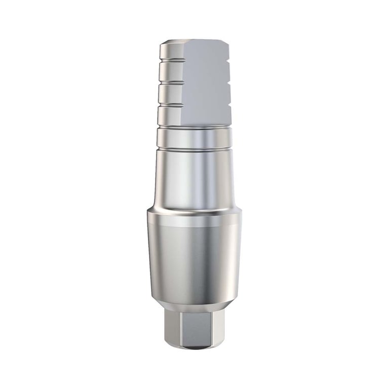 GDT Ø4.5mm Titanium Straight Shoulder Abutment, 4.0mm GH, Internal Hex 2.42mm RP, 1/Pk. Engineered