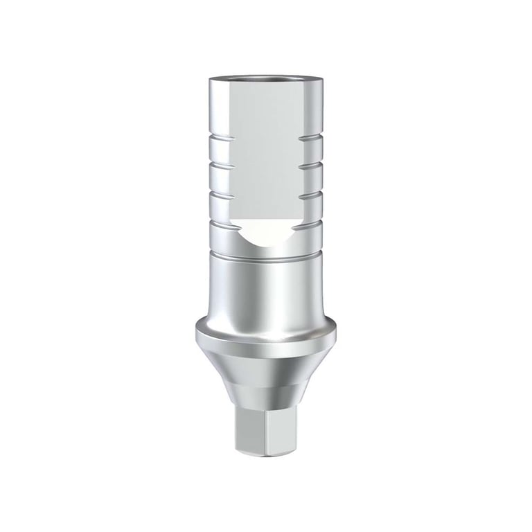 GDT Ø4.0mm Titanium Straight Shoulder Abutment, 2.0mm GH, Conical Hex 2.25mm NP, 1/Pk. Designed