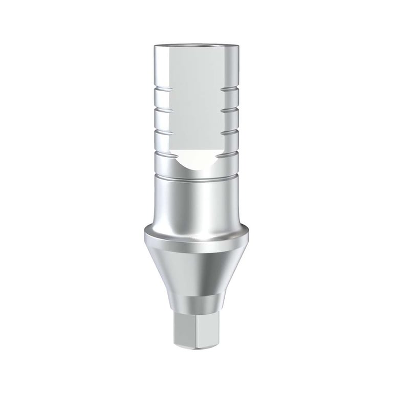 GDT Ø4.0mm Titanium Straight Shoulder Abutment, 3.0mm GH, Conical Hex 2.25mm NP, 1/Pk. Designed
