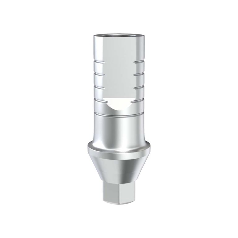 GDT Ø4.5mm Titanium Straight Shoulder Abutment, 2.0mm GH, Conical Hex 2.65mm RP, 1/Pk. Designed