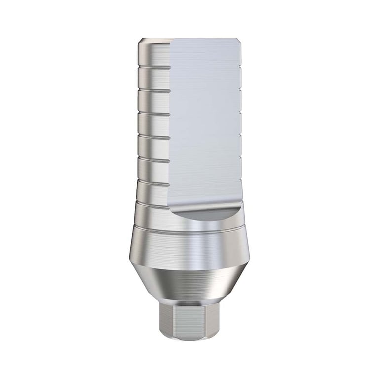 GDT Ø5.5mm Titanium Straight Abutment, 12.0mm GH, Internal Hex 2.42mm RP, 1/Pk. Designed