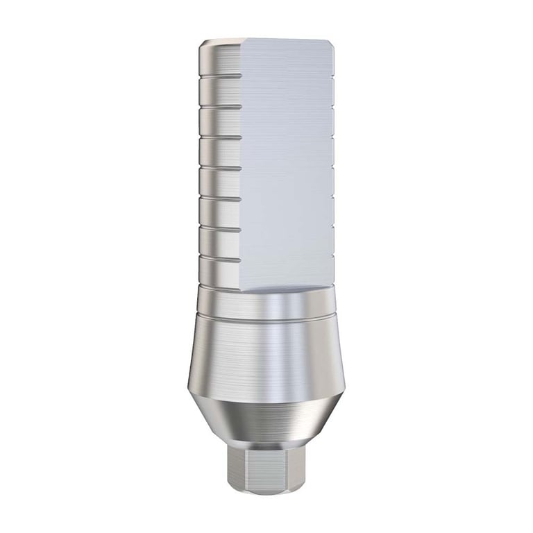 GDT Ø5.5mm Titanium Straight Abutment, 13.0mm GH, Internal Hex 2.42mm RP, 1/Pk. Designed