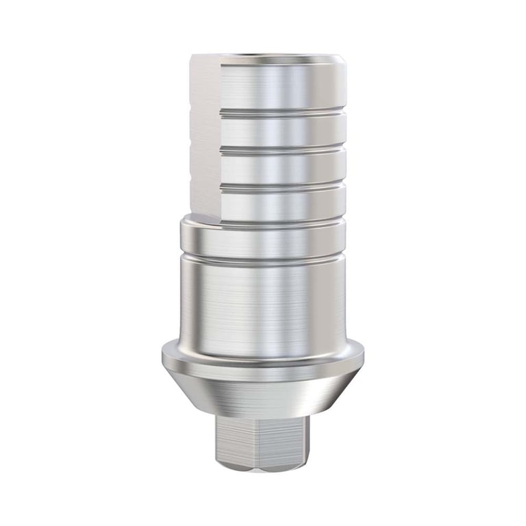 GDT Ø5.5mm Titanium Straight Shoulder Abutment, 1.0mm GH, Internal Hex 2.42mm RP, 1/Pk. Designed