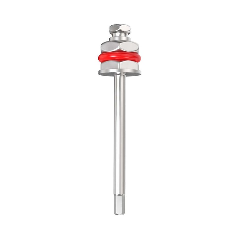 GDT 1.25mm x 25mm Stainless Steel Ratchet Hex Driver, Internal Hex 2.42mm, 1/Pk. Ratchet hex