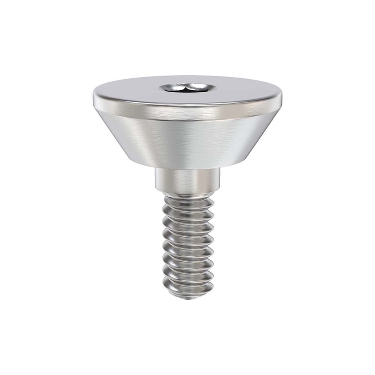GDT Ø6.3mm Titanium Healing Cap, 2.0mm GH, Internal Hex 2.42mm RP, 1/Pk. Manufactured from grade 5