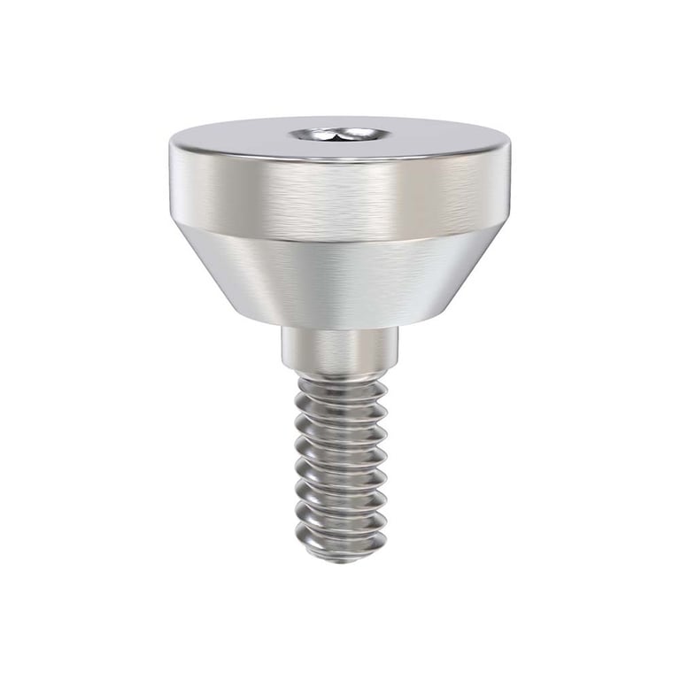 GDT Ø6.3mm Titanium Healing Cap, 3.0mm GH, Internal Hex 2.42mm RP, 1/Pk. Manufactured from grade 5