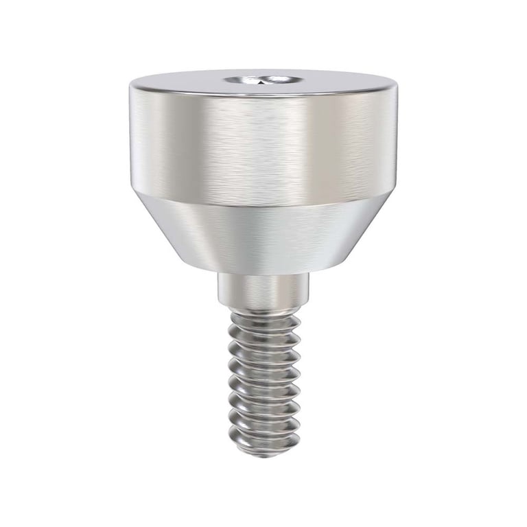 GDT Ø6.3mm Titanium Healing Cap, 4.0mm GH, Internal Hex 2.42mm RP, 1/Pk. Manufactured from grade 5