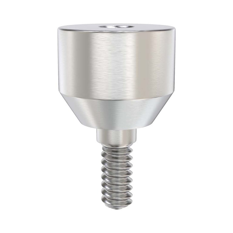 GDT Ø6.3mm Titanium Healing Cap, 5.0mm GH, Internal Hex 2.42mm RP, 1/Pk. Manufactured from grade 5