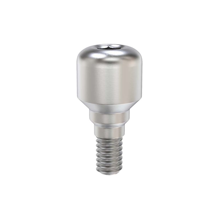 GDT Ø3.8mm Titanium Healing Cap, 3.0mm GH, Internal Hex 2.42mm RP, 1/Pk. Manufactured from grade 5