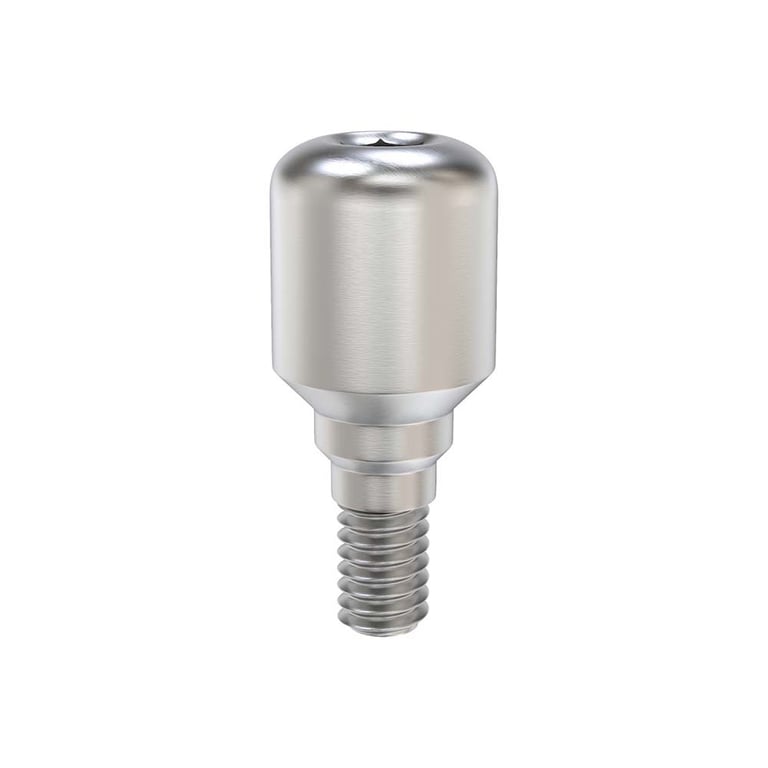 GDT Ø3.8mm Titanium Healing Cap, 4.0mm GH, Internal Hex 2.42mm RP, 1/Pk. Manufactured from grade 5