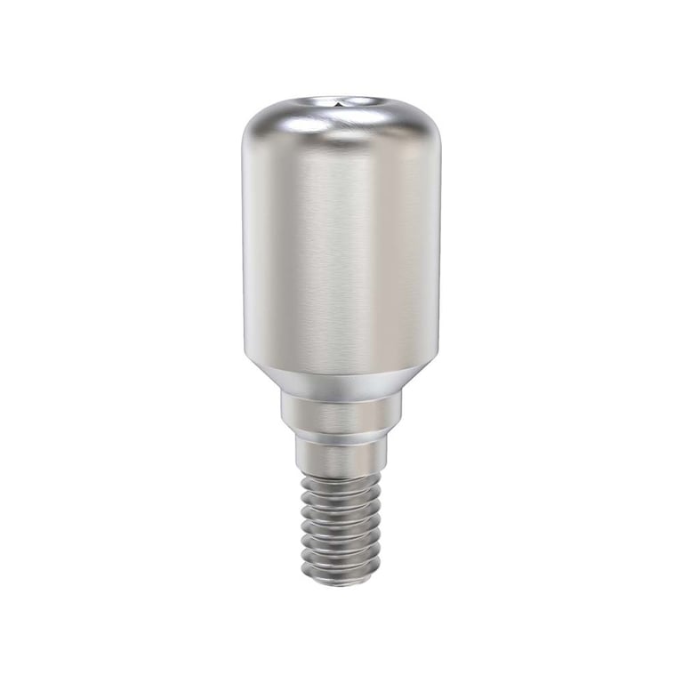 GDT Ø3.8mm Titanium Healing Cap, 5.0mm GH, Internal Hex 2.42mm RP, 1/Pk. Manufactured from grade 5