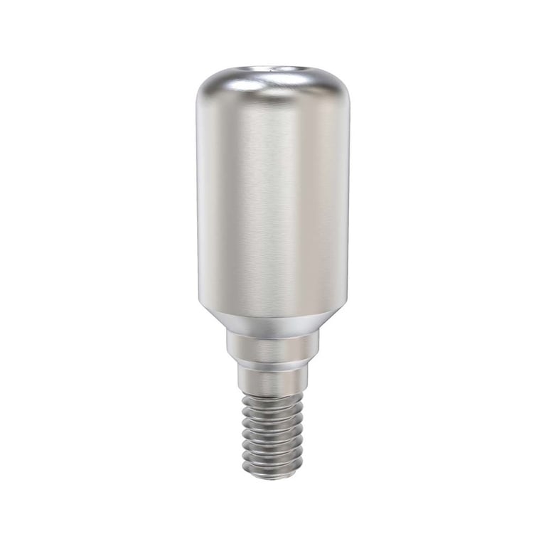 GDT Ø3.8mm Titanium Healing Cap, 6.0mm GH, Internal Hex 2.42mm RP, 1/Pk. Manufactured from grade 5