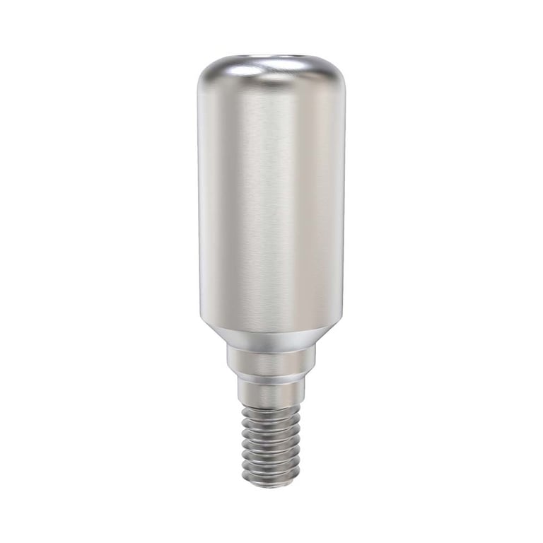 GDT Ø3.8mm Titanium Healing Cap, 7.0mm GH, Internal Hex 2.42mm RP, 1/Pk. Manufactured from grade 5