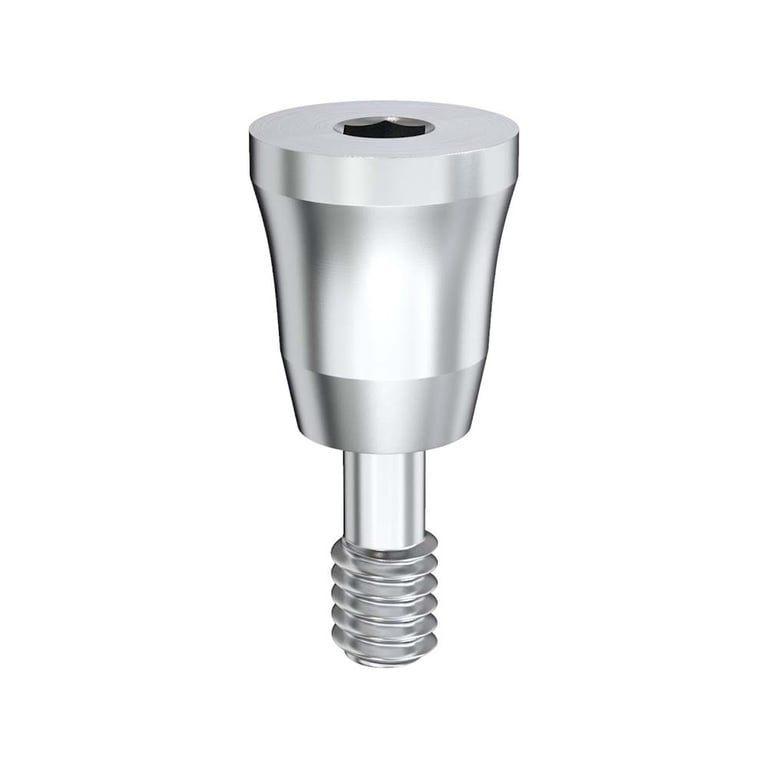 GDT Ø4.5mm Titanium Healing Cap, 4.0mm GH, RP, 1/Pk. Designed to support soft- and hard-tissue