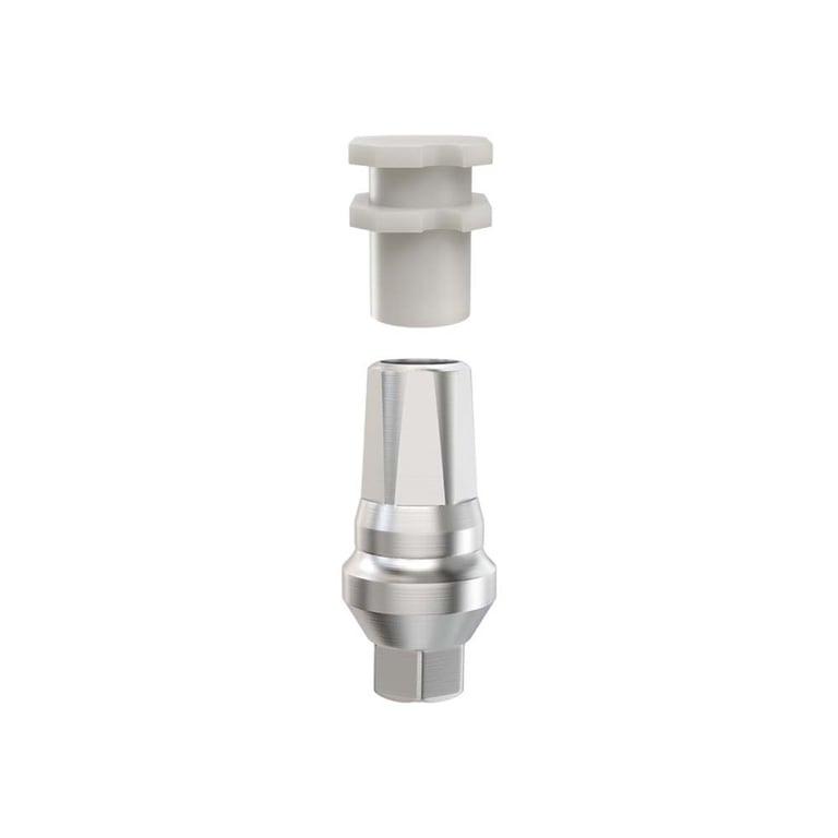 GDT Ø4.8mm Snap-On Cap Closed Tray Transfer Coping, 6.0mm GH, Internal Hex 2.42mm RP, 1/Pk