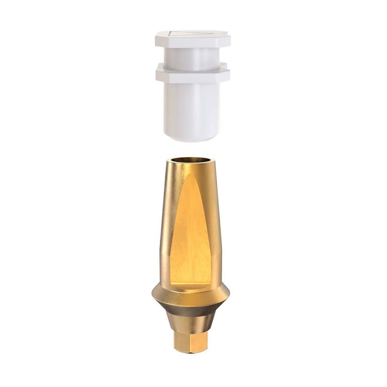 GDT Ø4.65mm Anatomic Snap-On Closed Tray Transfer Coping, 1.5mm GH, NP, 1/Pk. Manufactured