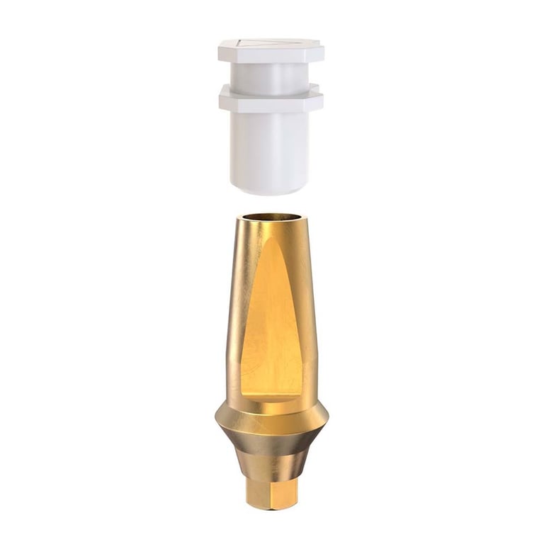 GDT Ø4.75mm Anatomic Snap-On Closed Tray Transfer Coping, 1.5mm GH, RP, 1/Pk. Manufactured