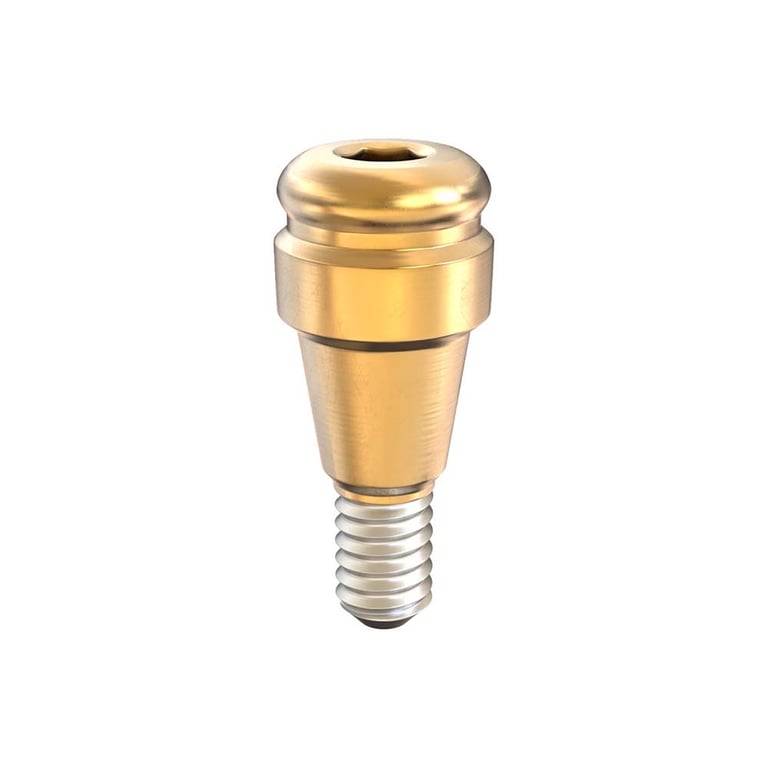 GDT Ø4.8mm Titanium Click Attachment Abutment, 2.0mm GH, Conical Connection 2.65mm RP, 1/Pk