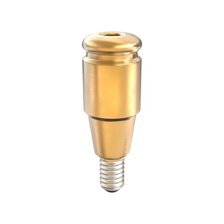 GDT Ø4.8mm Titanium Click Attachment Abutment, 4.0mm GH, Conical Connection 2.65mm RP, 1/Pk