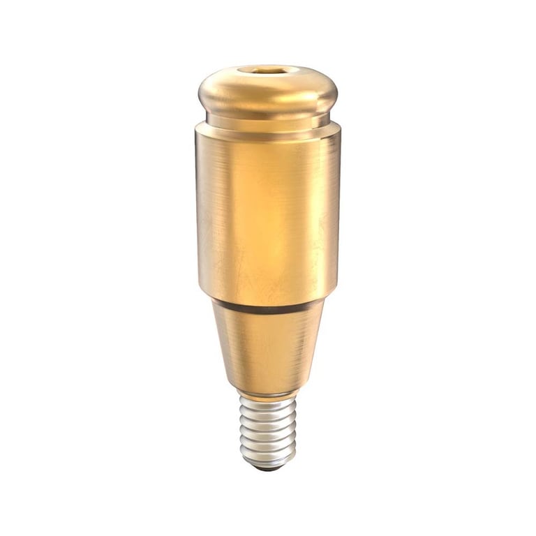 GDT Ø4.8mm Titanium Click Attachment Abutment, 5mm GH, Conical Connection 2.65mm RP, 1/Pk