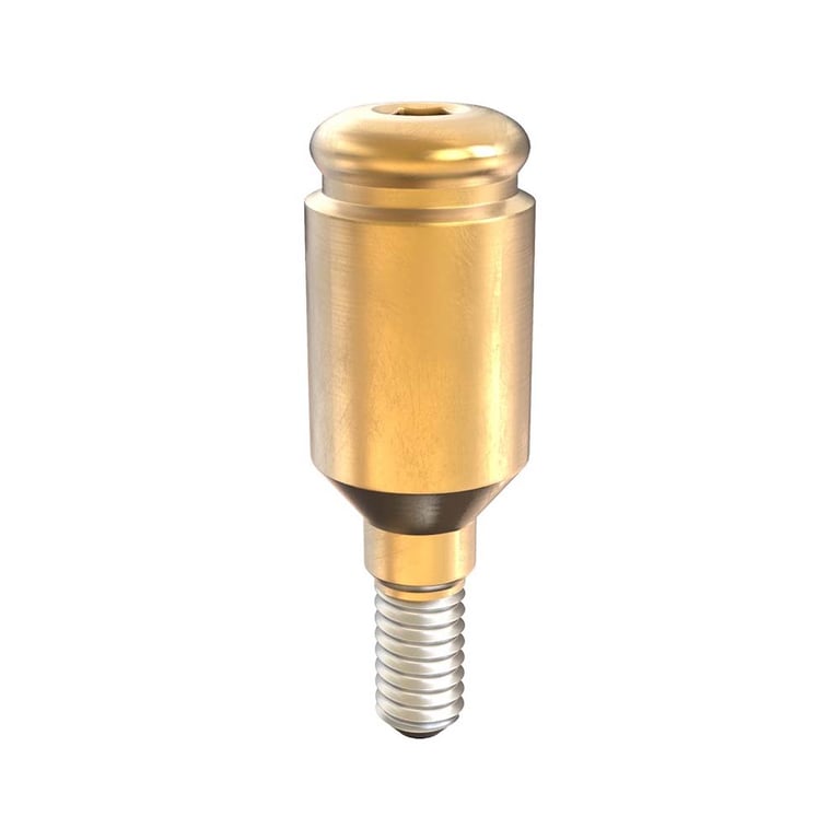 GDT Ø3.8mm Titanium Click Attachment Abutment, 5.0mm GH, Internal Hex 2.42mm RP, 1/Pk. Features