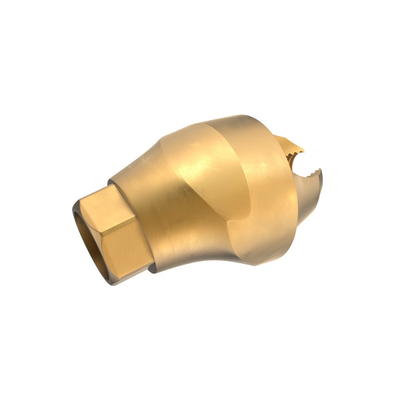 GDT Ø4.8mm Titanium Angulated Multi-Unit 1.6mm Abutment, 2.0mm GH, 17°, NP, 1/Pk. Designed